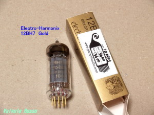 TUBE: Electro-Harmonix 12BH7 Gold　真空管：エレクトロ・ハーモニックス12BH7 Gold