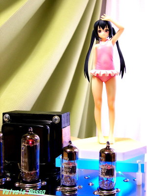 EAC91-EL821 Single Ended Amplifier (Tube Headphone Amplifier) Wave Beach Queens K-On!: Azusa Nakano Swimsuit Ver.