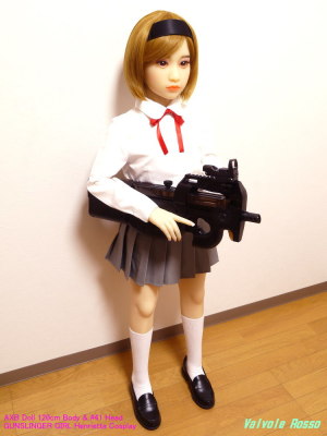 AXB Doll 120cm Body & #41 Head / GUNSLINGER GIRL Henrietta Cosplay