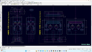 9A8（9GH8）単管ヘッドホンアンプのCADでのレイアウトの検討は終わりました。